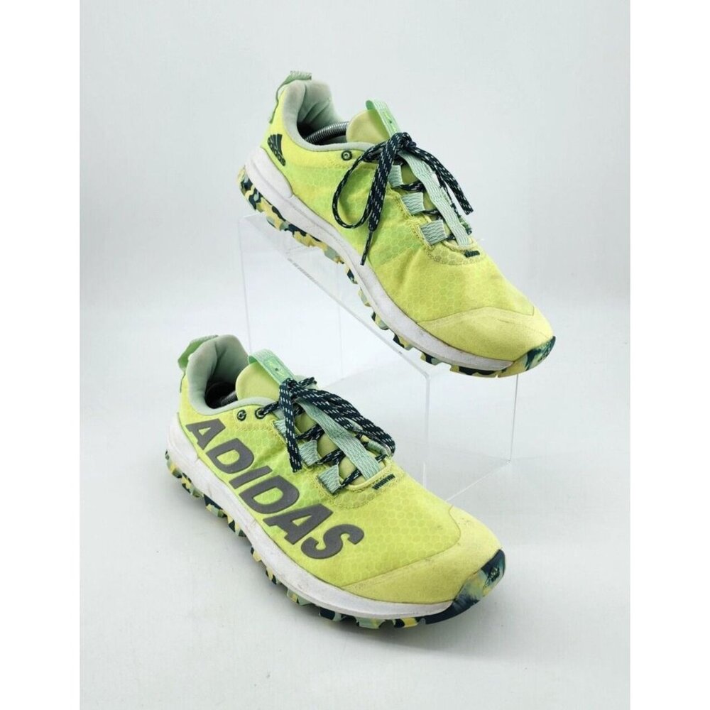 Adidas‎ Women's Vigor TR 6 Lace Up Running Shoes Sneakers Yellow D69461 Size 9